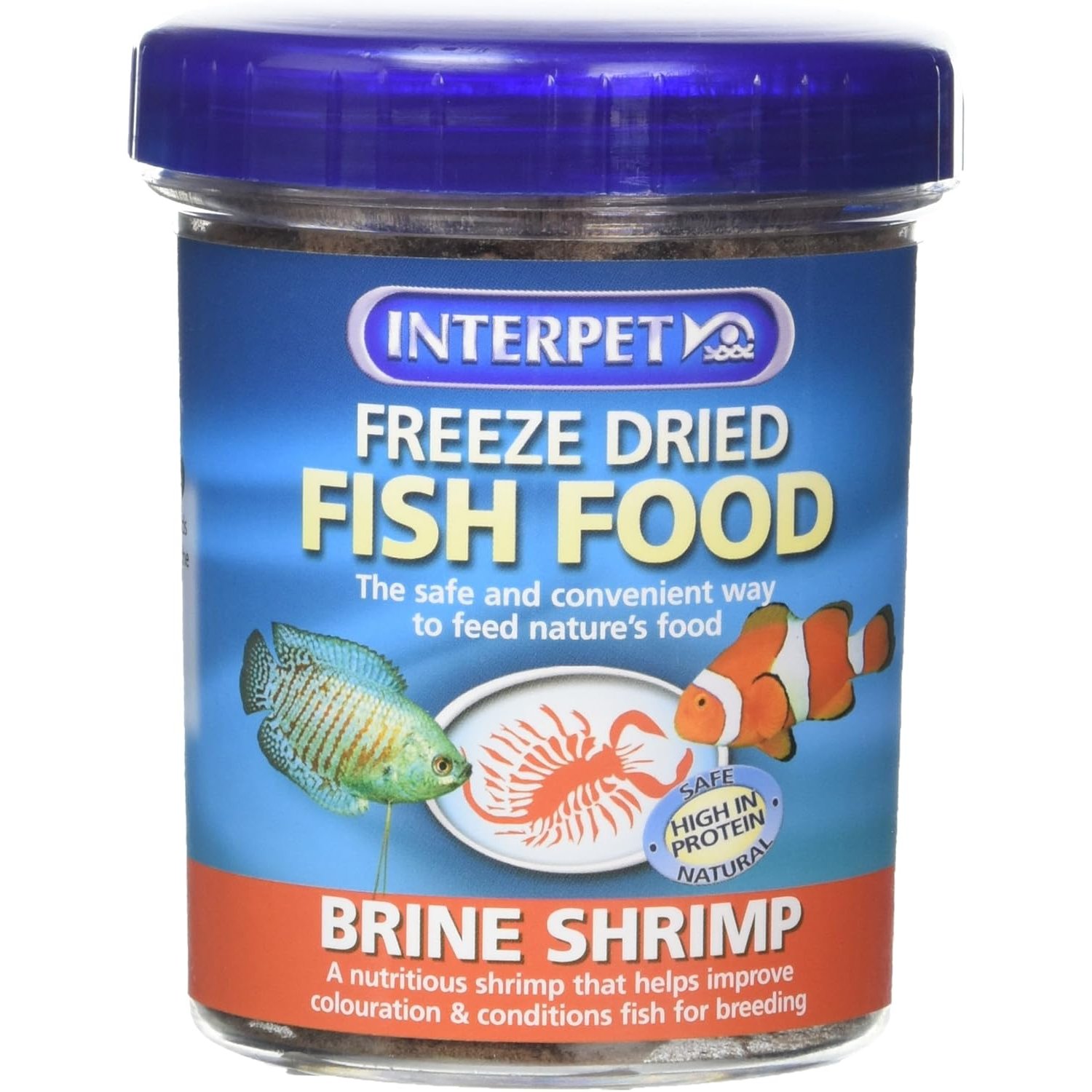 40g Freeze Dried Brine Shrimp for Fish All Life Stages High Protein