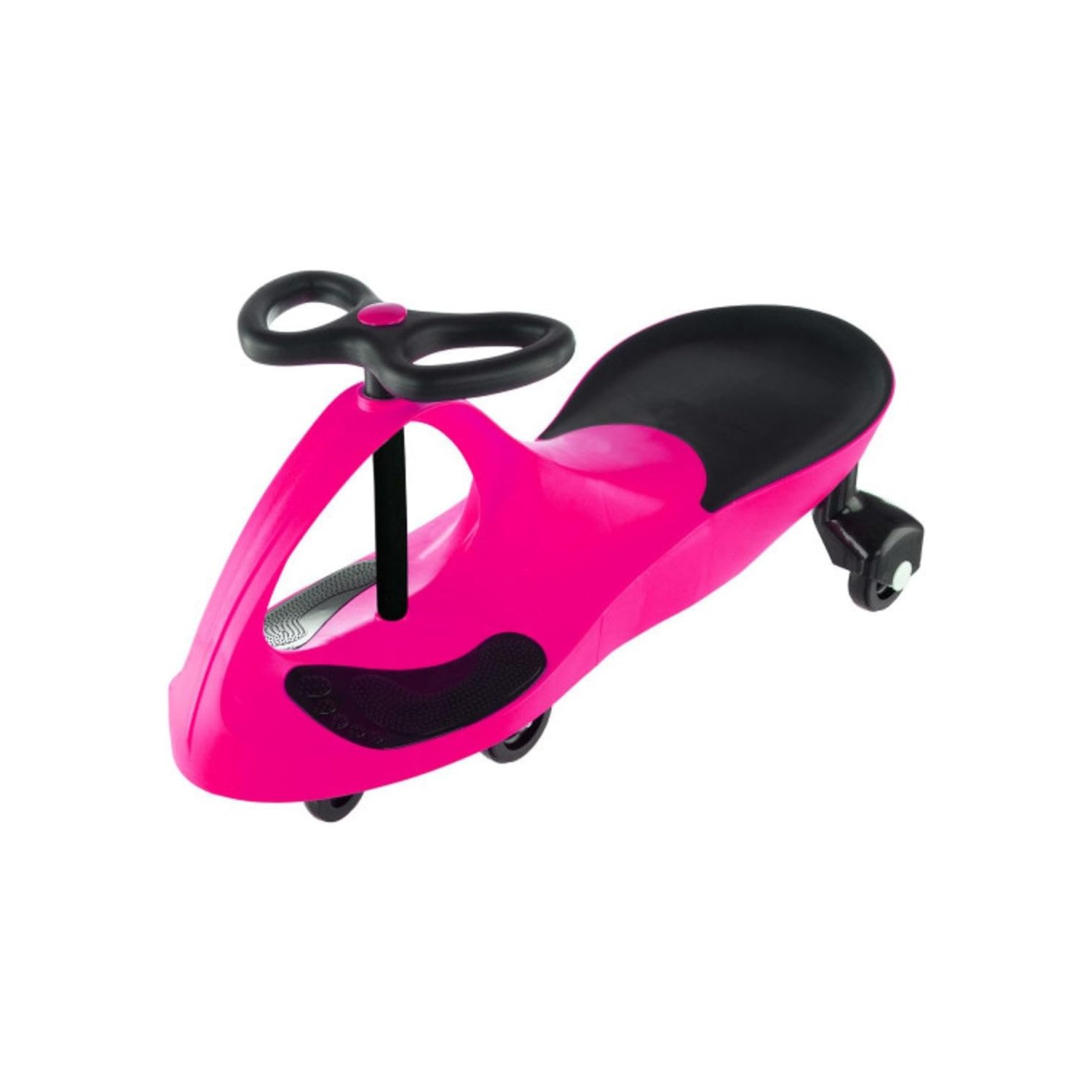 Kids Ride On Wiggle Car - Outdoor Fun for Ages 3 and Up - Hot Pink and Black