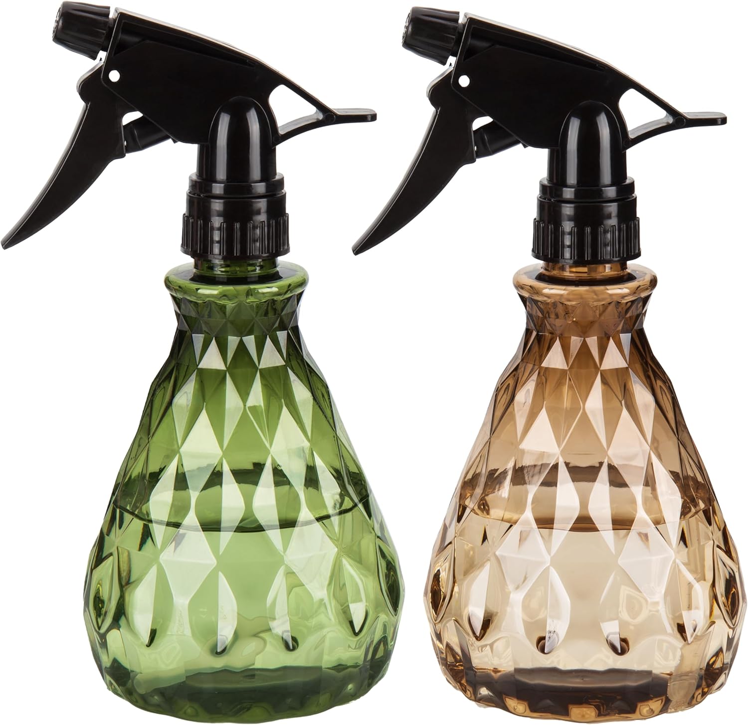 Adjustable Spray Head 500ml Plant Mister Bottles 2 Pack for Hair Care & Cleaning